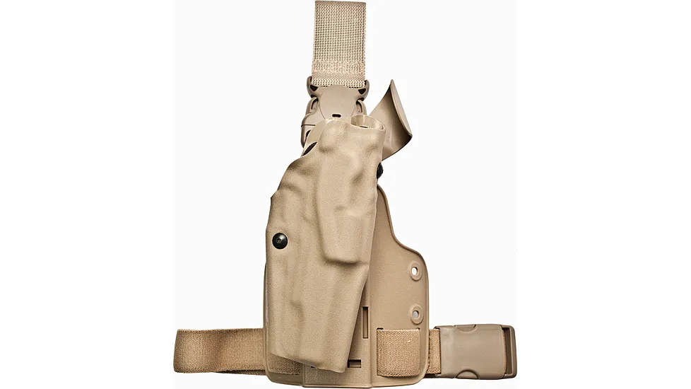 Safariland 6355 ALS Tactical Thigh Holster - STX FDE Brown, Right Hand 6355-53-551