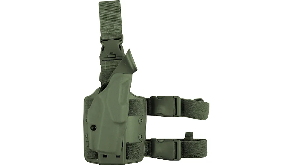 Safariland ALS Tactical Thigh Holster - OD Green, Right 6355-73-561