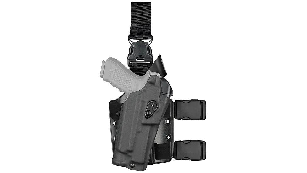 Safariland Model 6355rds Als Tactical Holster With Quick-release Leg Strap For Glock 19 Mos W/ Light