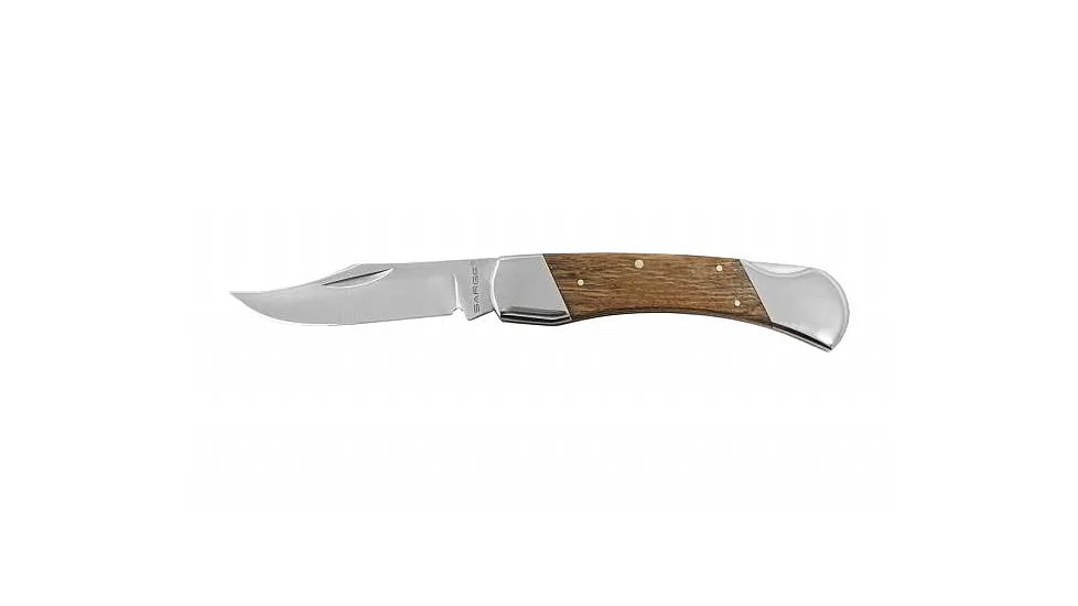 Sarge Zebra -Zebrawood Lock Back Folding Knife, 3.25in