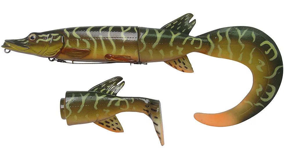 Savage Gear Hybrid Hard Pike Soft Tails