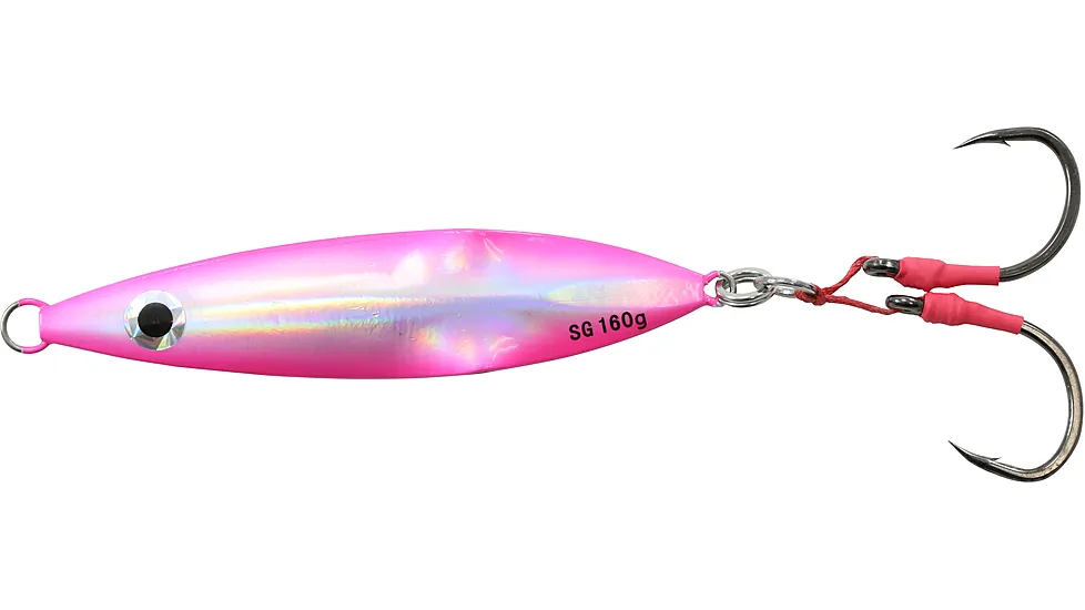 Savage Gear Squish Erratic Fall Deep Drop Jig 6/0 Hook, 100 grams, Flutter Sinking