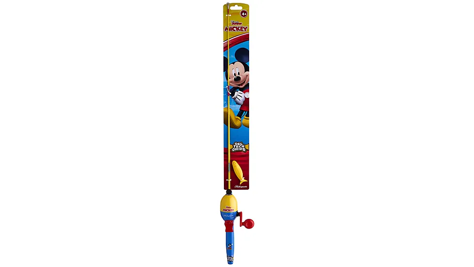 Shakespeare Disney Mickey Beginner Kit, Rod & Reel Combo