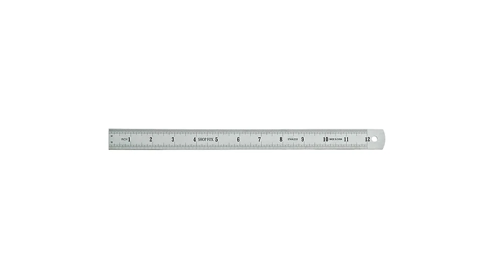 Shop Fox Stainless Steel Ruler