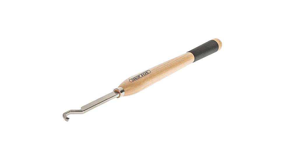 Shop Fox Carbide Tipped Lathe Chisel, Curved Neck, Inside Hollower