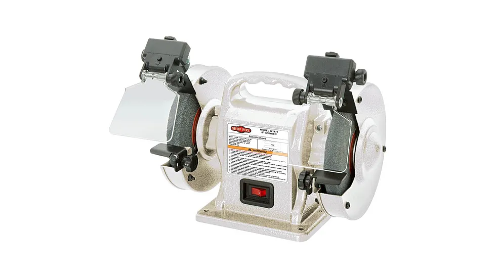 Shop Fox Portable Bench Grinder with LEDs