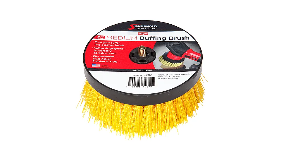 Shurhold 6-1/2" Medium Brush f/Dual Action Polisher
