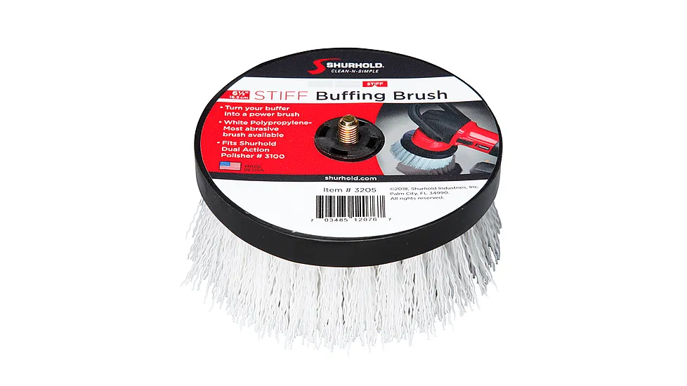 Shurhold 6-1/2" Stiff Brush f/Dual Action Polisher