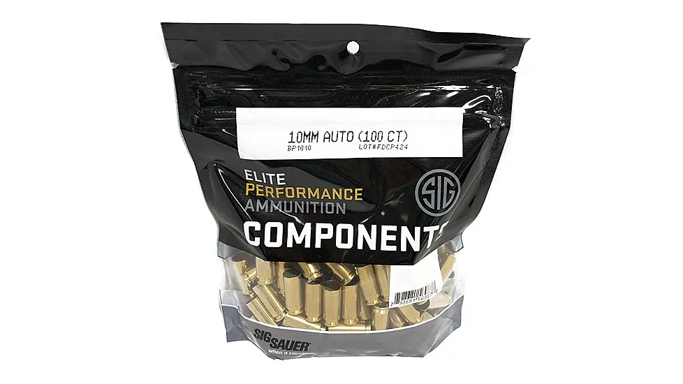 SIG SAUER 10mm Auto Non-Primed Pistol Brass