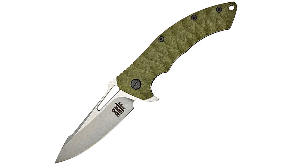 SKIF Knives Shark SW Olive Folding Knife