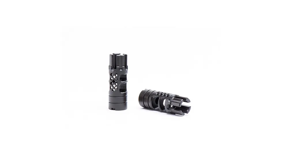 SLR Synergy 30 Cal AK Muzzle Brake/Compensator/Flash Hider, 14x1 LH Thread