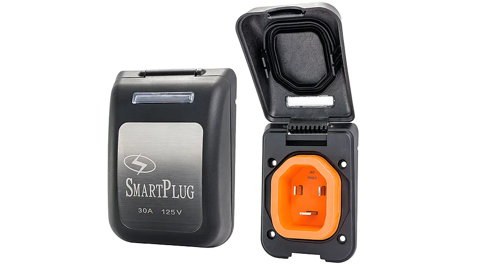 SmartPlug 30 Amp Non Metallic Black Inlet