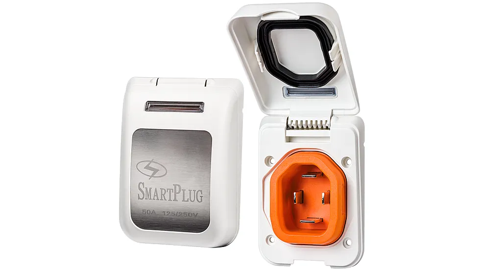 SmartPlug 50 Amp Non Metallic White Inlet