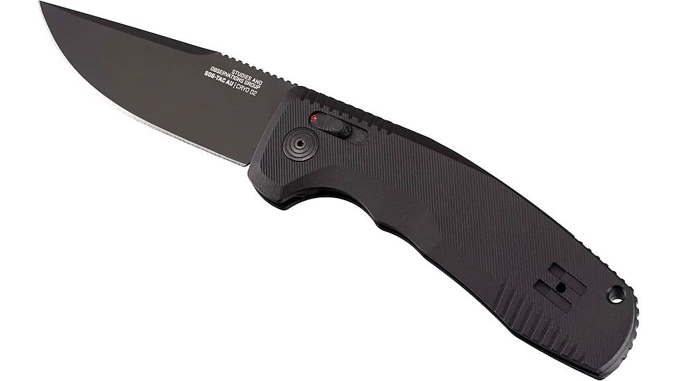 SOG Specialty Knives & Tools -tac Au - Black / Straight Edge