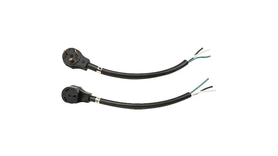 Southwire 30A30MOST Surge Guard RV Power Supply Cord 30A Male 30' 10/3 Cord 120V