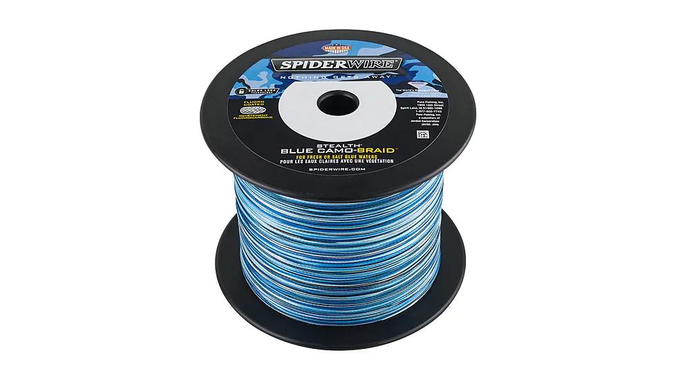 Spiderwire SS10BC-1500 Stealth Camo Blue 10lb 1500yd 1370453