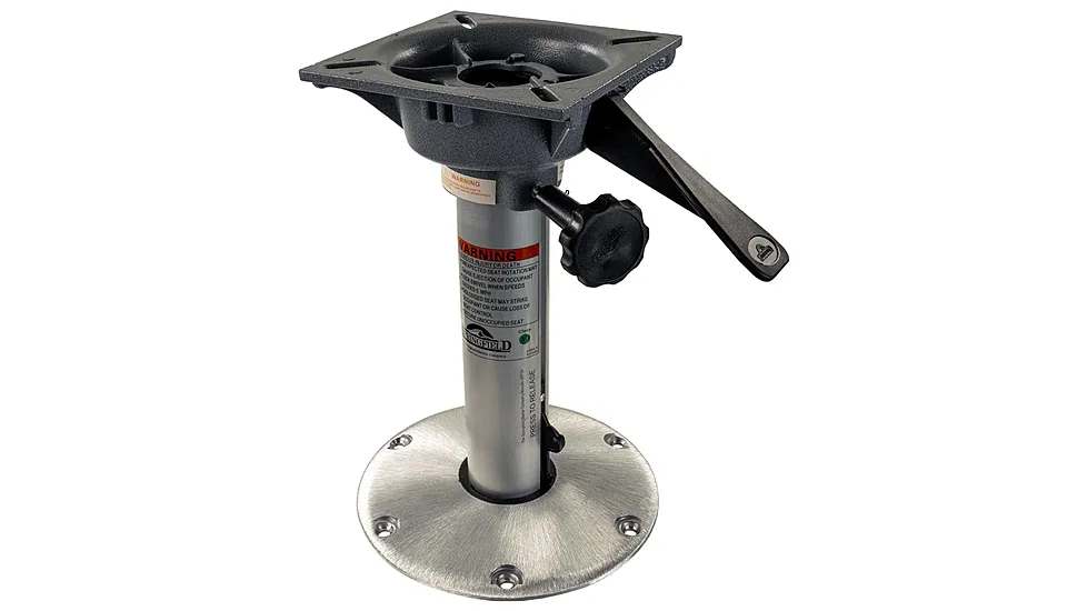 Springfield Marine 1300712-L1 Plug In Locking 2 3/8in Removable Pedestal Hi Lo 3 Piece Package 12in