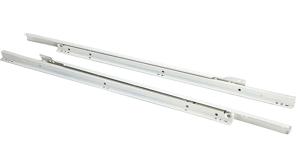 Steelex Euro-style Self-Closing Drawer Slides, White