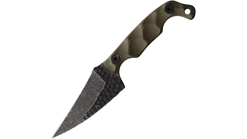 Stroup Knives Mini Mod 2 OD Green Fixed Blade Knife