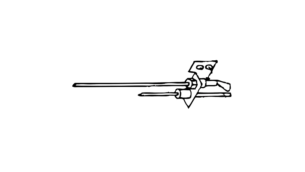 Suburban Mfg 161156 Water Heater Propane Pilot Assembly 12in