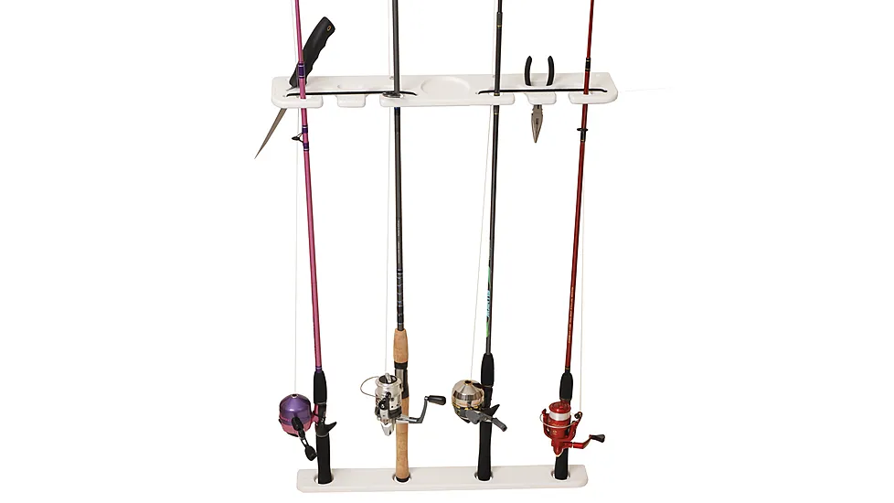 TACO Marine Deluxe 4-Rod Pontoon Boat Tackle Rack