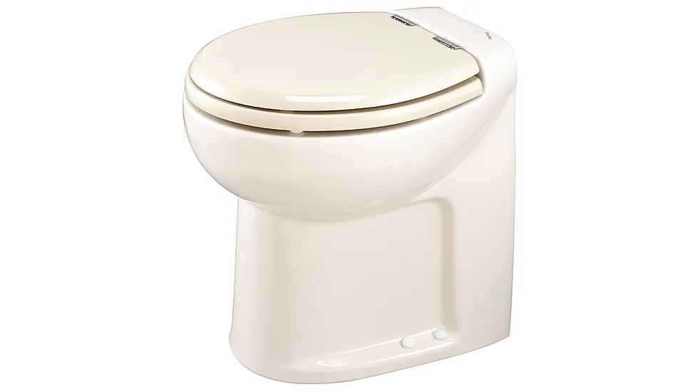 Thetford Tecma Silence 2 Mode 12V Toilet With Water Pump High Profile Bone