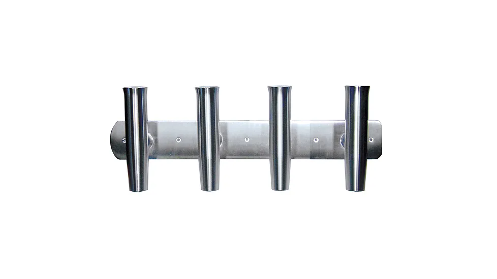 Tigress 4 Rod Aluminum Transom Mount Rod Holder