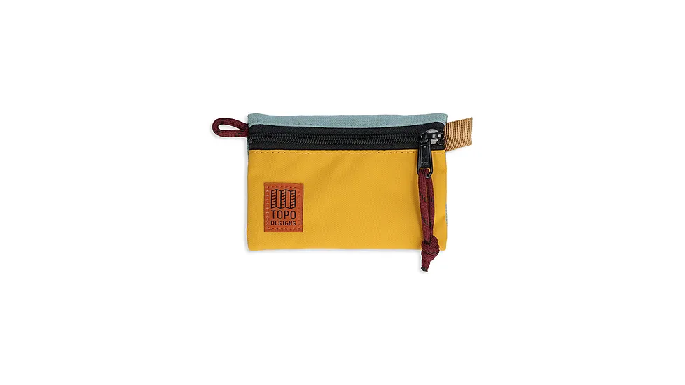 Topo Designs Accessory Bag, Sage/Mustard, Micro