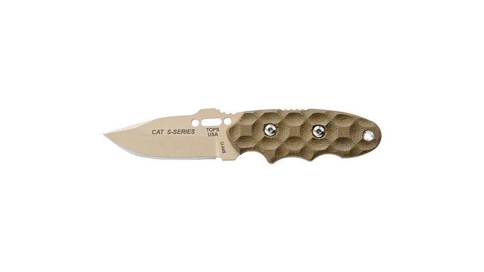 Tops Knives CAT #200 S-Series Fixed Blade Knife