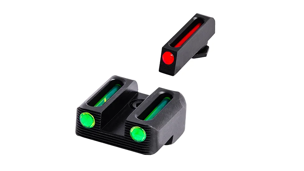Truglo Brite Site Glock 42 Fiber Optic Red Front Green Rear 3 Dot Sight