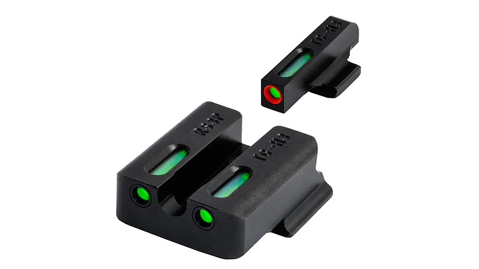 Truglo TG13RS3PC TFX PRO Ruger American Steel Green Tritium W/Orange Outline Ste