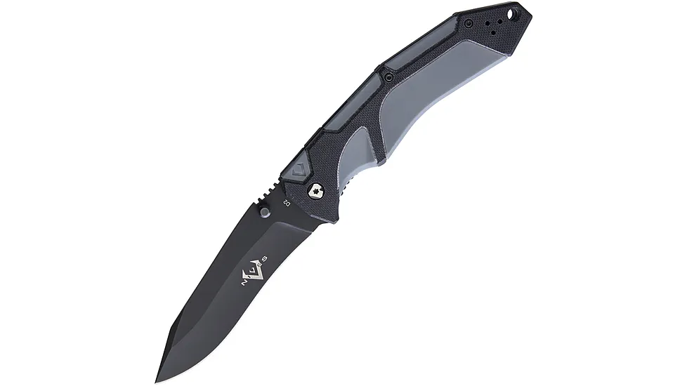 V NIVES Fractal Linerlock Assisted Opening Folding Knife