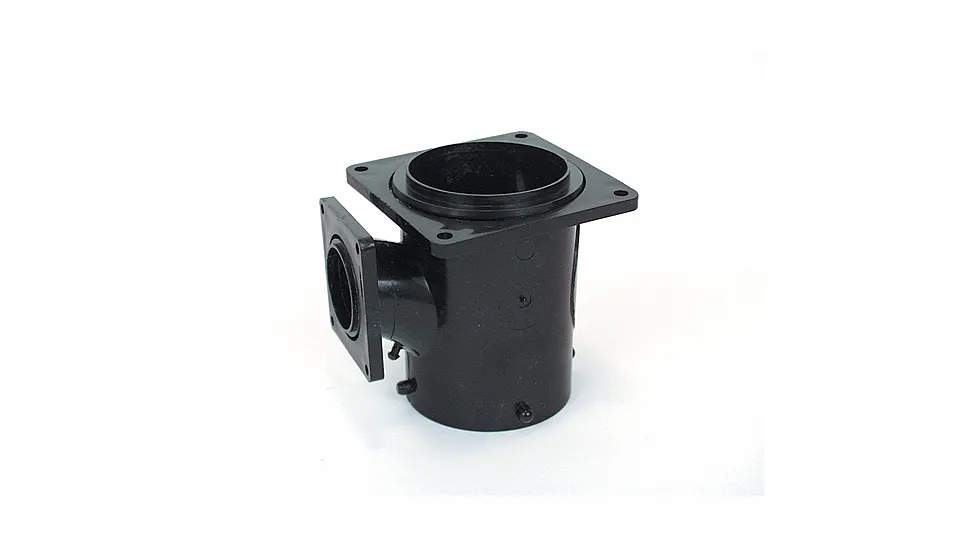 Valterra T1010 Flanged Valve Fitting - 3in San Tee Reducing, 3in Bayonet x 3in And 1-1/2in.Rotating Flange