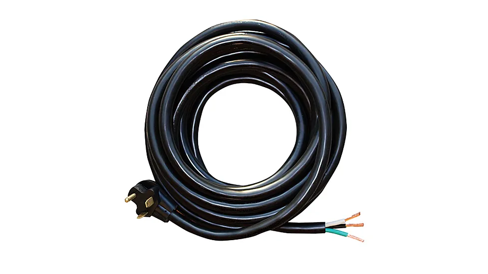 Voltec Right Angle Power Supply Cord 10/3 Gauge 30 Amp 25 Ft.