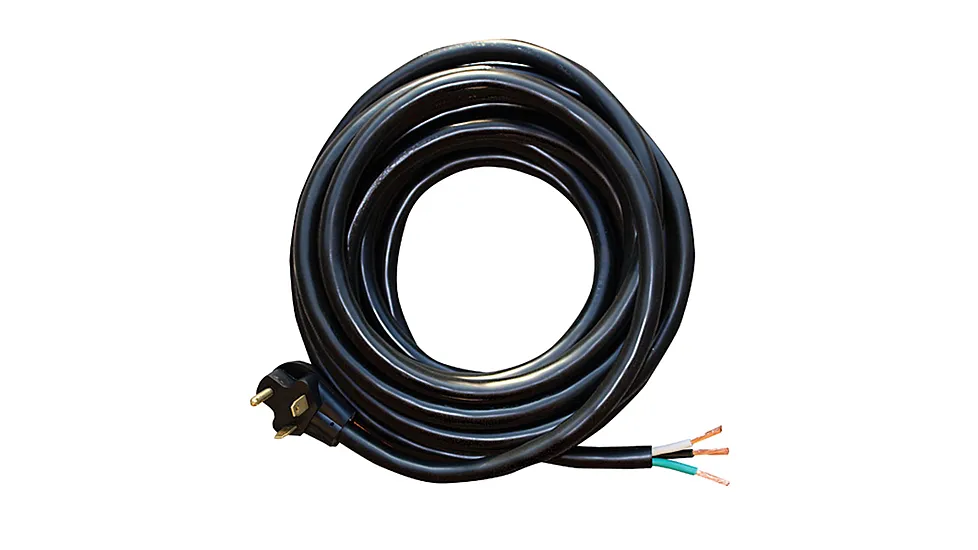 Voltec Right Angle Power Supply Cord 10/3 Gauge 30 Amp 35 Ft.