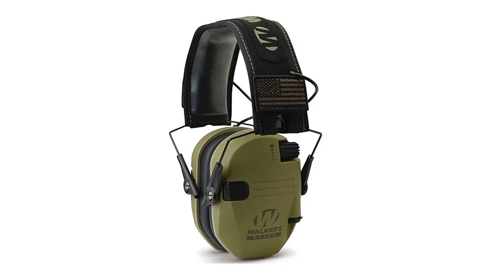 Walkers Razor Patriot Electronic Earmuff 23 DB Gray GWPRSEMPATGY