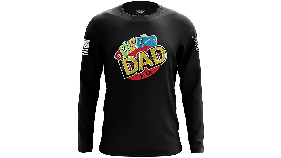 We the People Holsters Best Dad Ever Long Sleeve Shirt 8C097230
