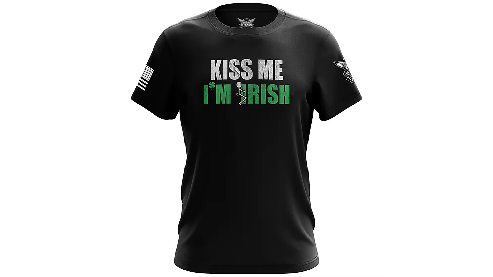 We the People Holsters Kiss me, I'm F'n Irish Short Sleeve Shirt 299EFAF2