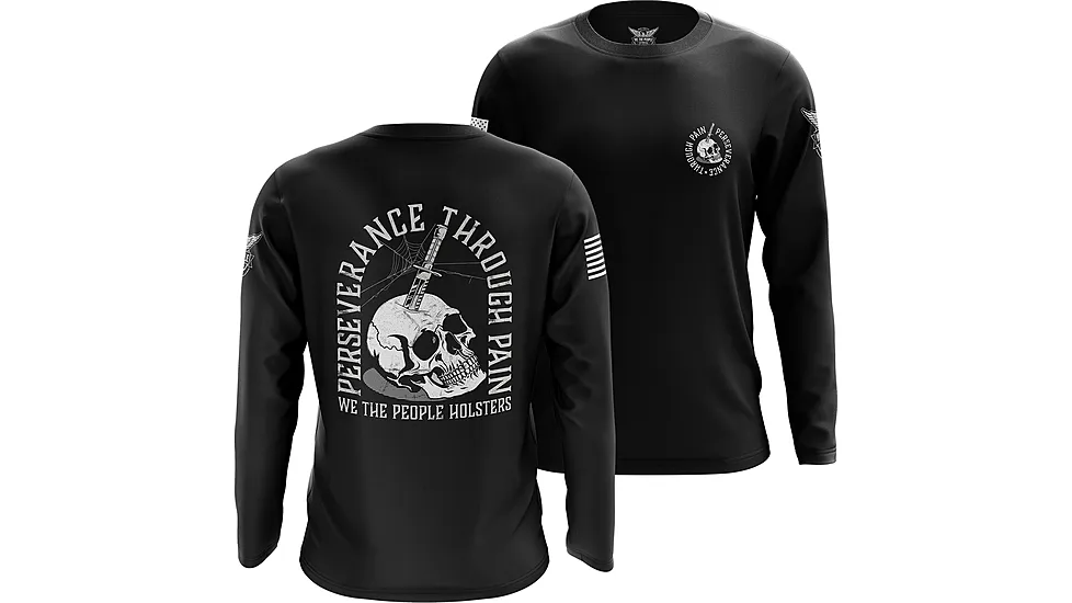 We the People Holsters Perseverance Through Pain Long Sleeve Shirt C99DA8D7