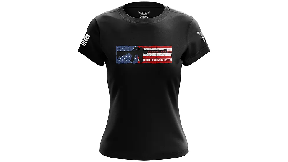 We the People Holsters US Flag AR Women's Short Sleeve Shirt 9C7FCA66