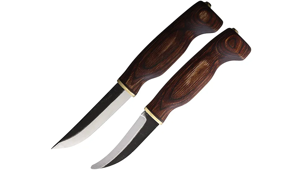 Wood Jewel Fixed Blade Knife Set