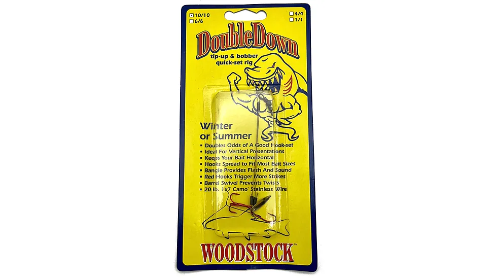 Woodstock Line Vertically Presented Quick Set Rig Size 4/4 Hooks & Bgl