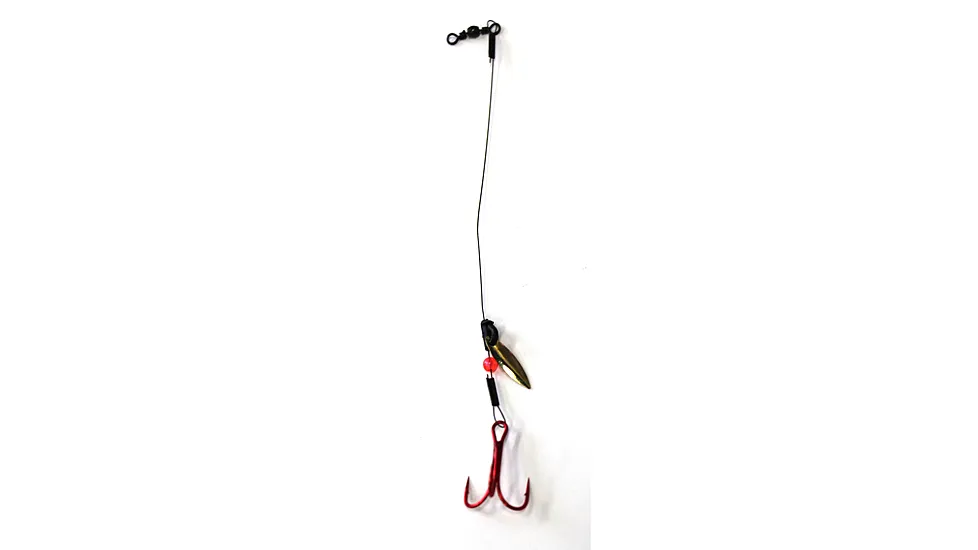 Woodstock Line 4 Treble Hook And 6 In 20Lb 1X7 Wire For Tip-Ups