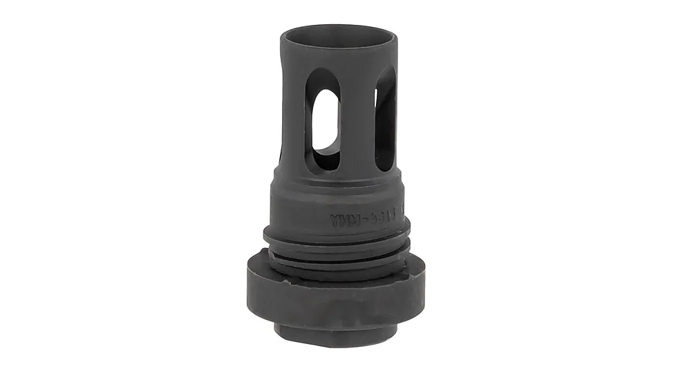Yankee Hill 431536A Mini QD Flash Hider 5.56 NATO Black Phosphate 1/2"-36 Tpi