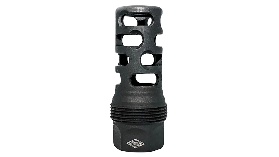 Yankee Hill 4445MB24B SRx Q.D. Muzzle Brake Short Black Phosphate Steel With 11/