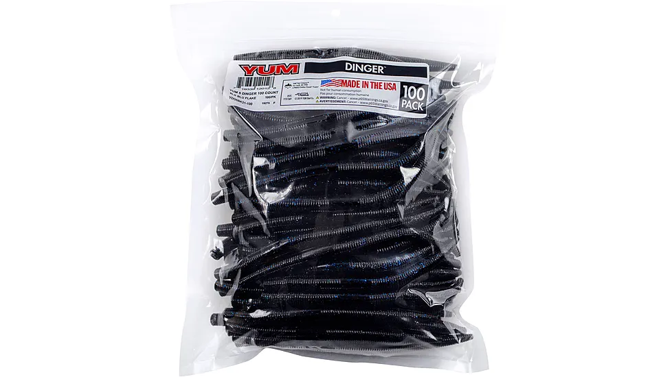 Yum Dinger Bulk Bait - 100 Pack