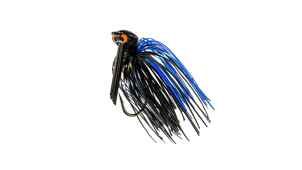 Z-man CROSSEYEZ FLIPPING JIG 1/2 OZ BLACK/BLUE CEFL12-01