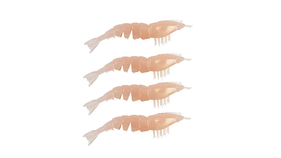 Z-man EZ SHRIMPZ UNRIGGED 3.5" NATURAL4PK EZSU-228PK4