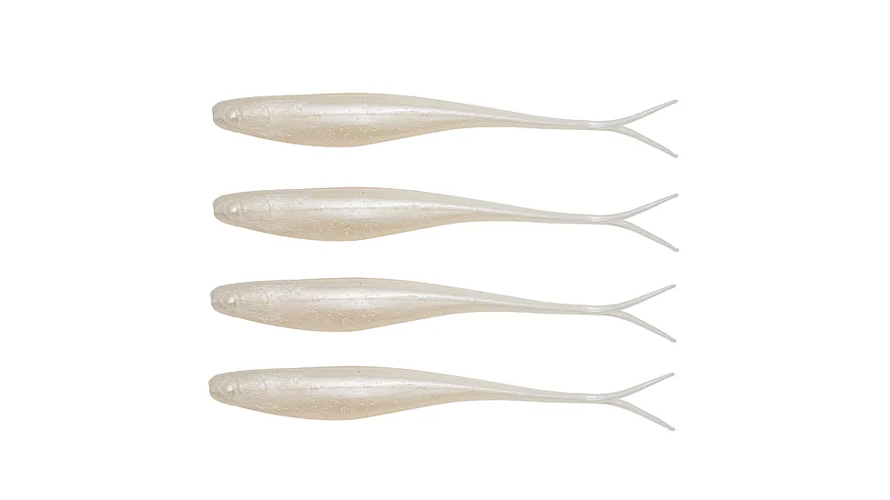 Z-man SCENTED JERK SHADZ 7" PEARL4PK SJS7-84PK4