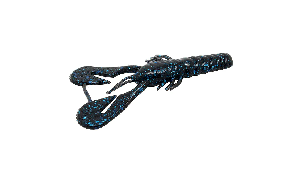 Z-man TURBO CRAWZ 4" BLK BLUE FLAKE6PK TCRAW4-02PK6